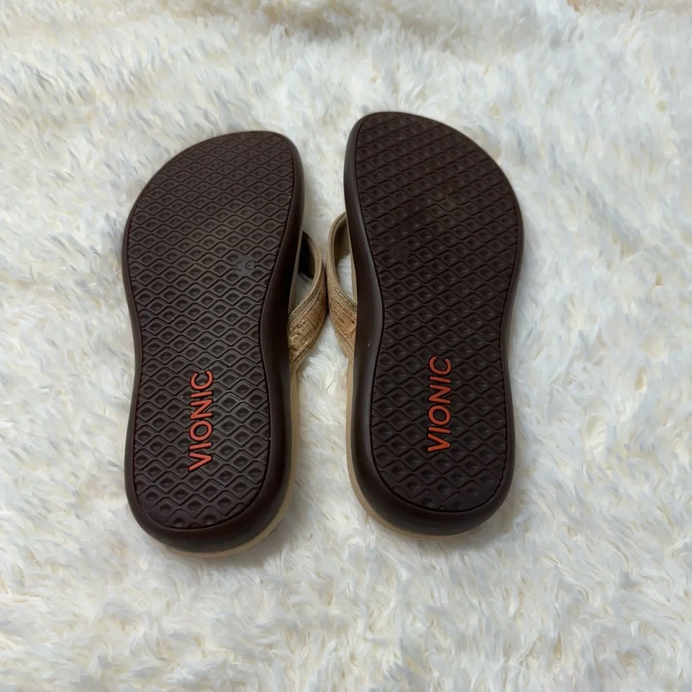 Vionic Women’s High Tide Wedge Cork Orthopedic Sandals Size 6 - Picture 5 of 7